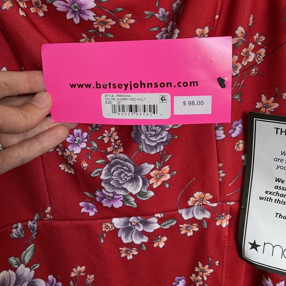 Betsey Johnson floral dress - Picture 4 of 7